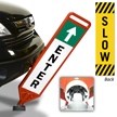 Enter and Slow Flexpost Paddle Sign Kit