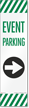 FlexPost Event Parking Right Arrow Decal