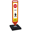 FlexPost Stop Pedestrian Crosswalk Paddle Portable