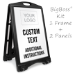 Personalized Parking Instructions Sign Insert with Logo