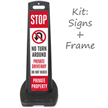 Stop Private Driveway Do Not Block LotBoss Portable Kit