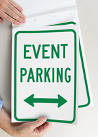 Event Parking Directional Signs Book