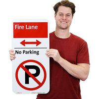 Fire Lane iParking Sign