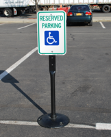 Reserved Parking Signs and Post Kit