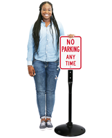 No Parking Anytime Signs & Post Kit