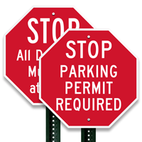 Custom Stop Sign With U-Channel