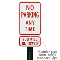You Will Be Towed Parking Sign