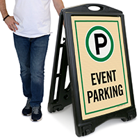 A-Frame Event Sidewalk Parking Sign