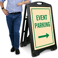Event Parking A-Frame Portable Sidewalk Sign