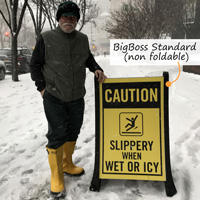 Slippery When Wet Or Icy with Graphic