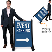 Event Parking With Directional Signs