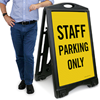 Staff Parking Only Sign