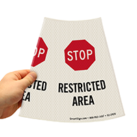 Restricted Area Pasrking Sign