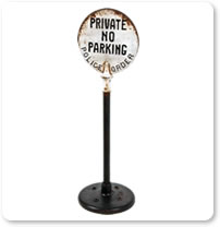 1920 Parking Signs