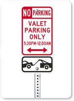 2000 Parking Signs