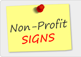 Parking Signs for Non-Profits